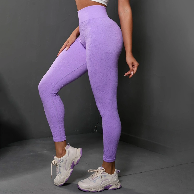 New Fitness Pants Women′ S Sports Hip-Lifting Leggings Amazon Cross-Border Yoga Pants Running Training Yoga Pants Women