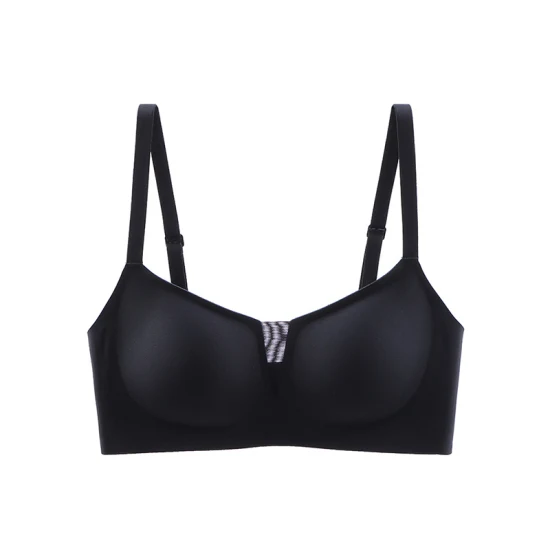 Reggiseno sportivo da donna traspirante, regolabile e con volant sul busto